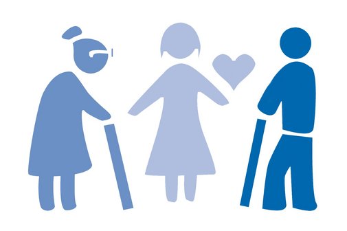 Piktogramm Pflege Piktogramm zur Pflegeumfrage des VdK Hessen-Thüringen