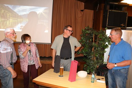 Vortrag Edel Plüger 6 Vortrag mit Dr. Klaus Edel und Dr. Tobias Plüger.